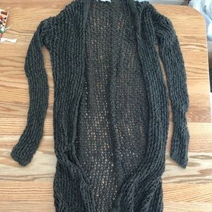 Ankle length cardigan